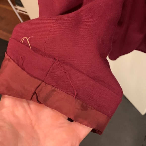 Maroon thin blazer Talula size 4 - Picture 3 of 6